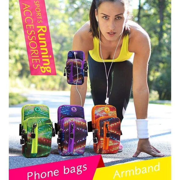 Planet Gates Outdoor arm bag Gym Sports Armbands Running Phone holder case arm/wirst bag for iPhone 6/6s/7plus/8/X s8/s9 plus