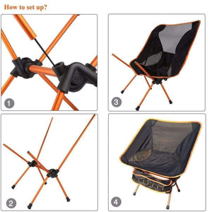 Planet Gates Outdoor Beach Camping Chair for Picnic fishing chairs Folded chairs for Garden,Camping,Beach,Travelling,Office Chairs