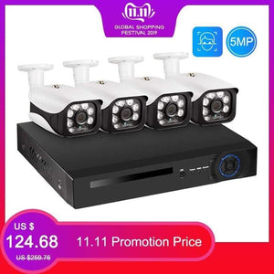 Planet Gates Outdoor Camera CCTV Video Surveillance Set Home Security Camera System App View