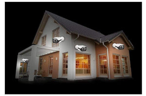Planet Gates Outdoor Camera CCTV Video Surveillance Set Home Security Camera System App View