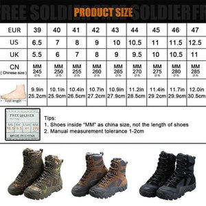 Planet Gates Outdoor camping tactical military shoes camouflage combat hiking hunting boots
