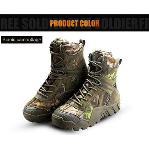 Planet Gates Outdoor camping tactical military shoes camouflage combat hiking hunting boots