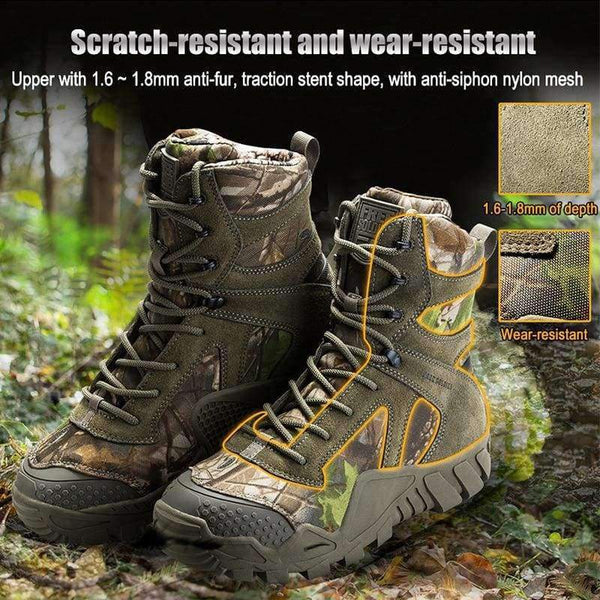 Planet Gates Outdoor camping tactical military shoes camouflage combat hiking hunting boots