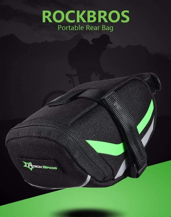 Planet Gates Outdoor Cycling Back Seat Bicycle Rear Bag Rainproof Nylon Bike Saddle Bag Tail Pouch Package Bicycle Accessories