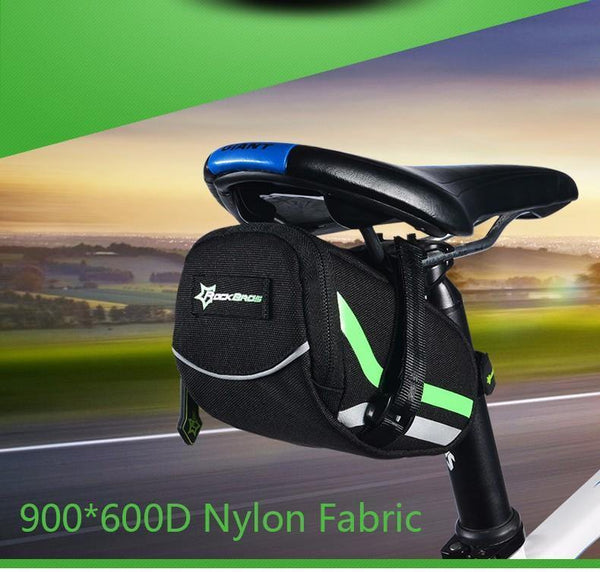 Planet Gates Outdoor Cycling Back Seat Bicycle Rear Bag Rainproof Nylon Bike Saddle Bag Tail Pouch Package Bicycle Accessories