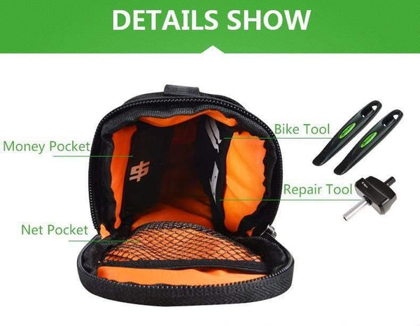 Planet Gates Outdoor Cycling Back Seat Bicycle Rear Bag Rainproof Nylon Bike Saddle Bag Tail Pouch Package Bicycle Accessories