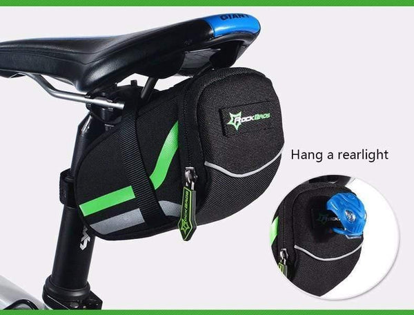Planet Gates Outdoor Cycling Back Seat Bicycle Rear Bag Rainproof Nylon Bike Saddle Bag Tail Pouch Package Bicycle Accessories