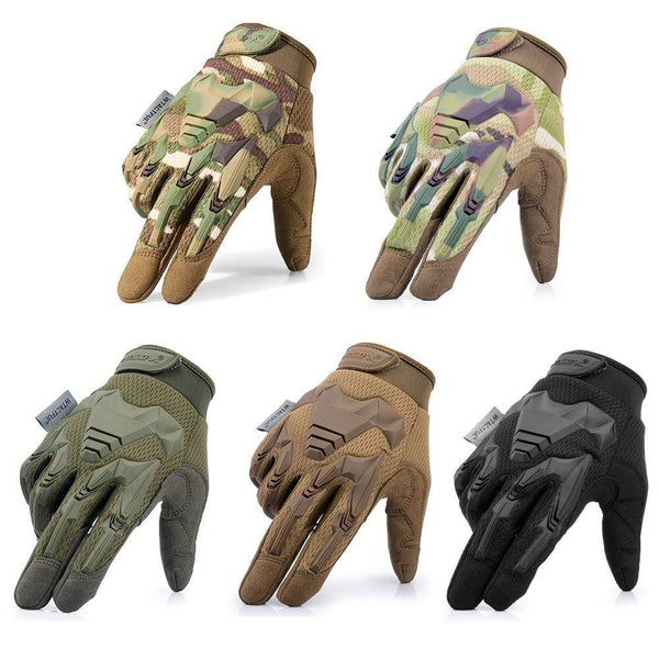 Planet Gates Outdoor Cycling Gloves Bike Windproof Sport Hiking Tactical Riding Motorcycle Shockproof MTB Full Finger Bicycle Glove Men Woman