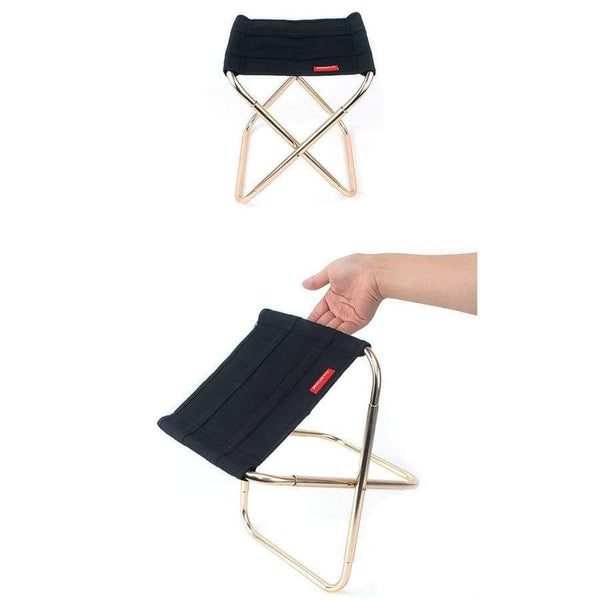 Planet Gates Outdoor Folding Chair 7075 Aluminum Alloy Fishing Camping Chair BBQ Stool Folding Stool Portable Travel Train Chair