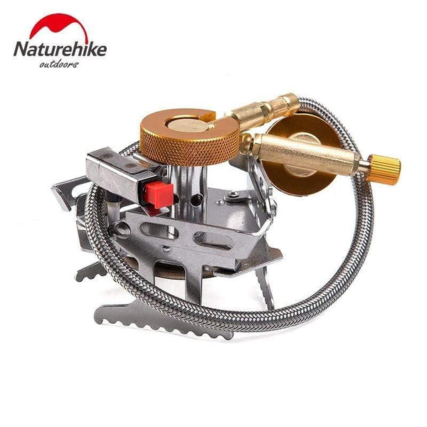 Planet Gates Outdoor Folding One-Piece Copper Stove Cooking Furnace End Split Type Gas Burners Portable Stove Gas Cookers Camping Equipment