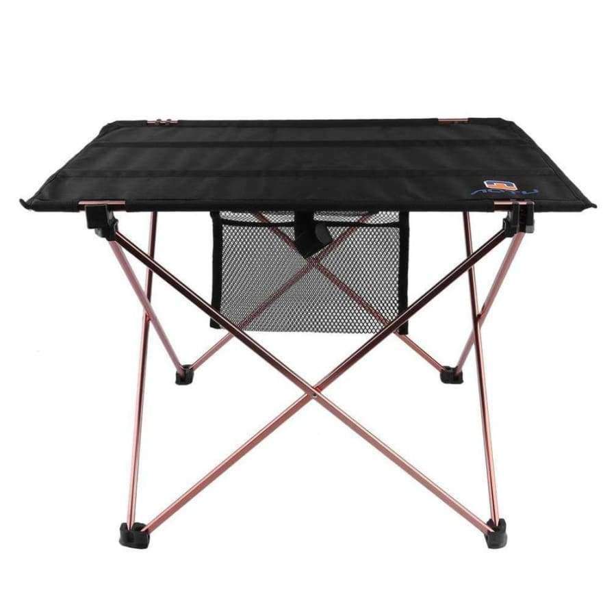Planet Gates Outdoor Folding Table Aluminium Alloy Picnic Camping Desk Table Roll Up  Durable Waterproof Lightweight with Carrying Bag