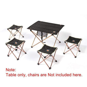Planet Gates Outdoor Folding Table Camping 7075 Aluminium Alloy Camping Table Waterproof Ultra-light Durable Folding Table Desk For Picnic