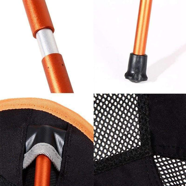 Planet Gates Outdoor Portable Chair Super Light Breathable Folding Seat Stool Fishing Camping Hiking Beach Picnic Barbecue Chair