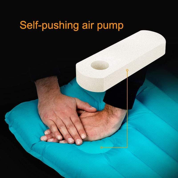 Planet Gates Outdoor Push Inflatable Camping Mat Tent Outdoor Envelope Waterproof Sleeping Pad Picnic Folding Mattress NH18Q001-D