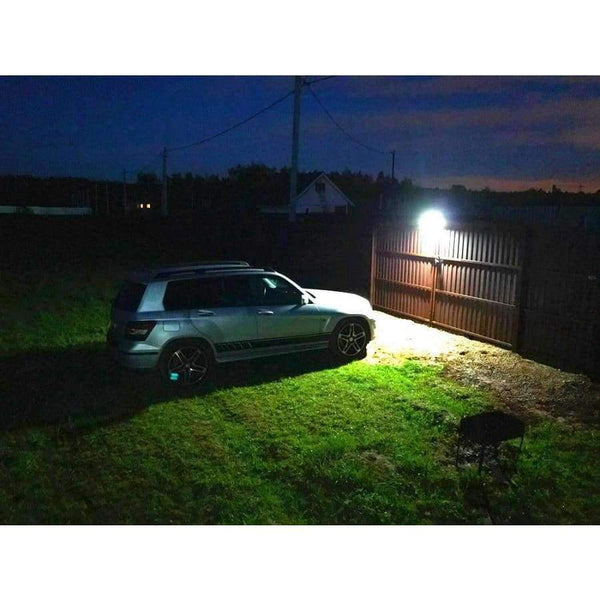 Planet Gates Outdoor Solar Powered Lamp Security Light With Motion Sensor Aluminum Alloy Street Porch Light lampada 48 LED 800LM Waterproof