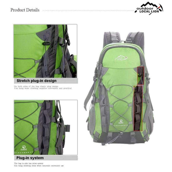 Planet Gates Outdoor Sports Bag 40L Mountaineering Backpack Functional Men Women Bag Bolsas Femininas Hiking traveling Bag
