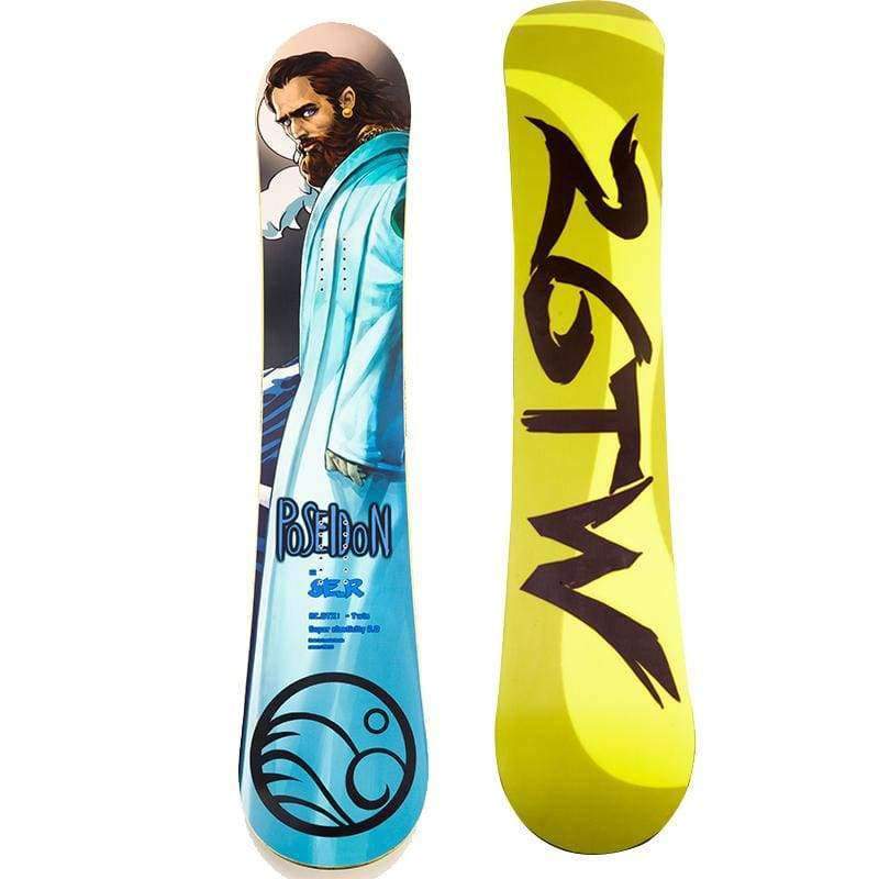 Planet Gates Outdoor Sports Entertainment Equipment Sintering Board of Columbia White Poplar Wood Practice Adult Snowboard