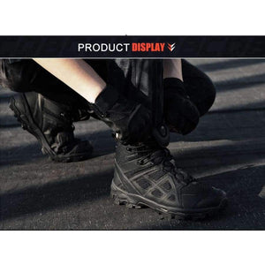 Planet Gates Outdoor Sports Tactical Military Ankle Boots for Camping Hunting Men's Shoes Wear-resistant mountaineering Trekking Boots