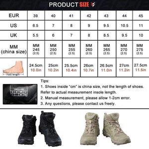 Planet Gates Outdoor Sports Tactical Military Ankle Boots for Camping Hunting Men's Shoes Wear-resistant mountaineering Trekking Boots
