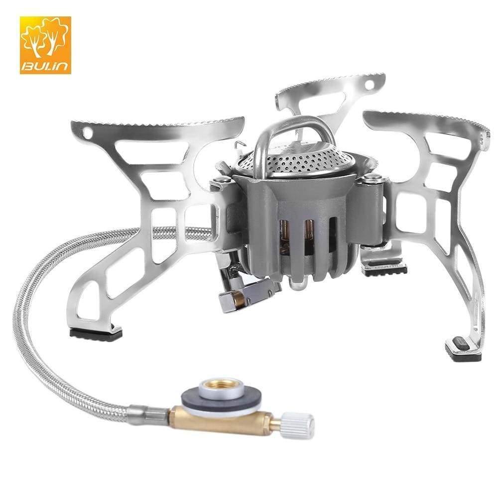 Planet Gates Outdoor Stove Camping Equipment Foldable Split Gas Stove Picnic Burners Stoves Cooking Tools
