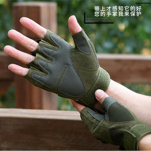 Planet Gates Outdoor Tactical Gloves Airsoft Sport Gloves Half Finger Type Military Men Combat Gloves Shooting Hunting Gloves
