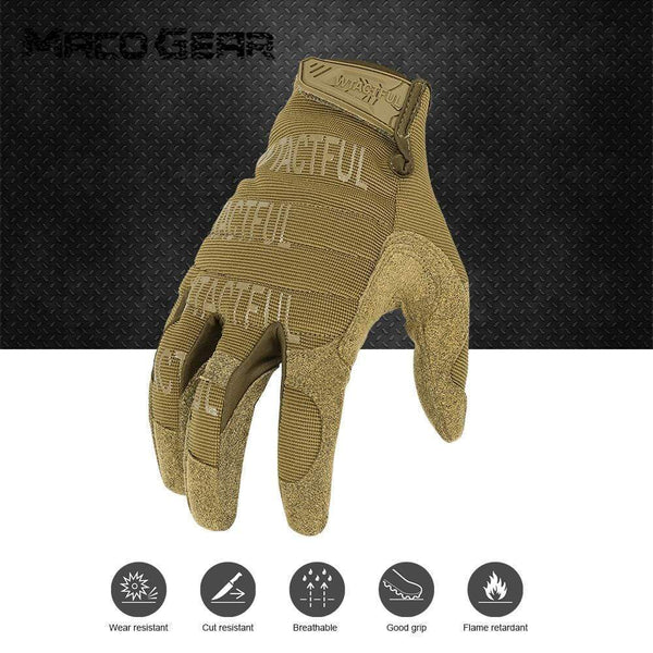 Planet Gates Outdoor Tactical Gloves Military Training Army Sport Climbing Shooting Hunting Riding Cycling Full Finger Anti-Skid Mittens
