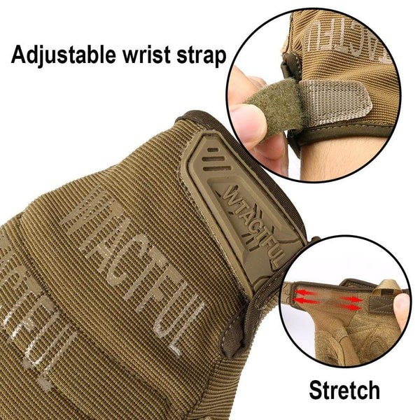 Planet Gates Outdoor Tactical Gloves Military Training Army Sport Climbing Shooting Hunting Riding Cycling Full Finger Anti-Skid Mittens