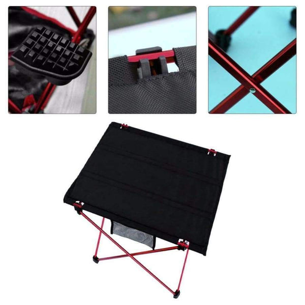 Planet Gates Outdoor Ultra-light Aluminum Alloy Folding Table Waterproof Portable Folding Table Desk For Picnic & Camping