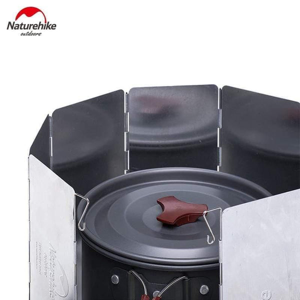 Planet Gates Outdoor Ultralight Folding  Windshield Windscreen Camping Stove Cooking Accessories Windproof NH15F008-B