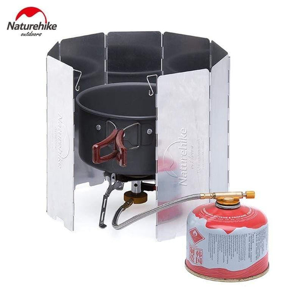 Planet Gates Outdoor Ultralight Folding  Windshield Windscreen Camping Stove Cooking Accessories Windproof NH15F008-B
