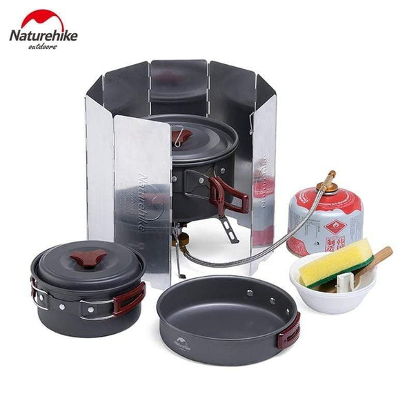 Planet Gates Outdoor Ultralight Folding  Windshield Windscreen Camping Stove Cooking Accessories Windproof NH15F008-B