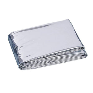 Planet Gates Outdoor WaterProof Emergency Survival Rescue Blanket Foil Thermal Space First Aid Sliver Rescue Curtain camping equipment