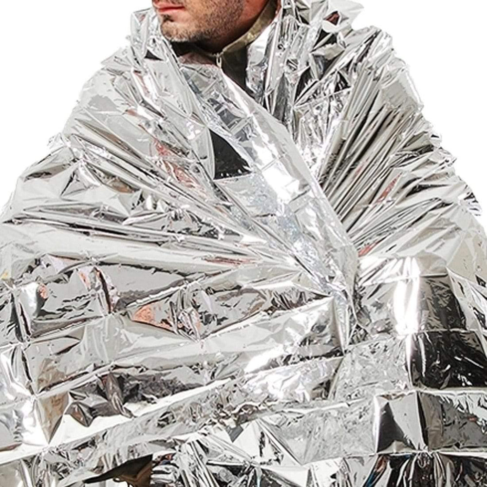 Planet Gates Outdoor WaterProof Emergency Survival Rescue Blanket Foil Thermal Space First Aid Sliver Rescue Curtain camping equipment