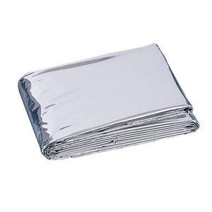 Planet Gates Outdoor WaterProof Emergency Survival Rescue Blanket Foil Thermal Space First Aid Sliver Rescue Curtain camping equipment