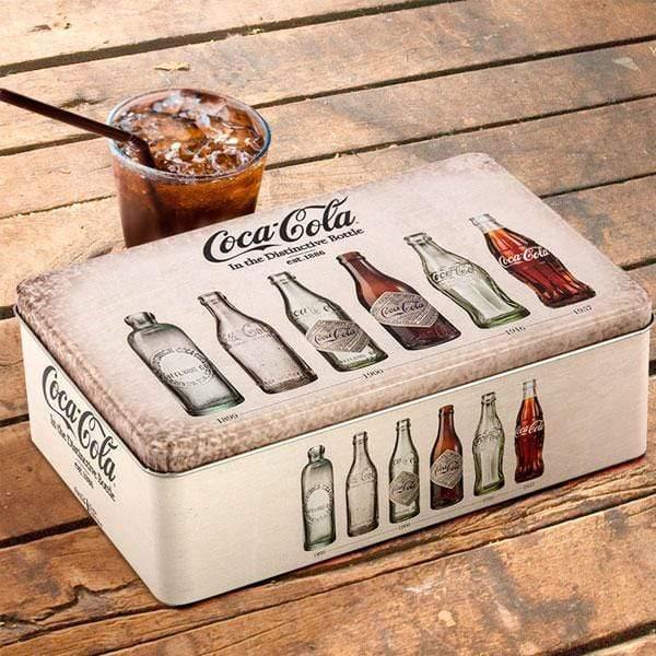 OUTLET Coca-Cola Retro Metal Box (No packaging)