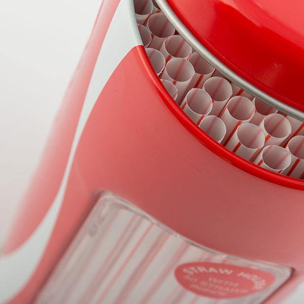 OUTLET Coca-Cola Straw Container (No packaging)