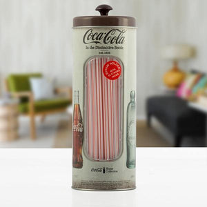 OUTLET Coca-Cola Vintage Straw Container (No packaging)