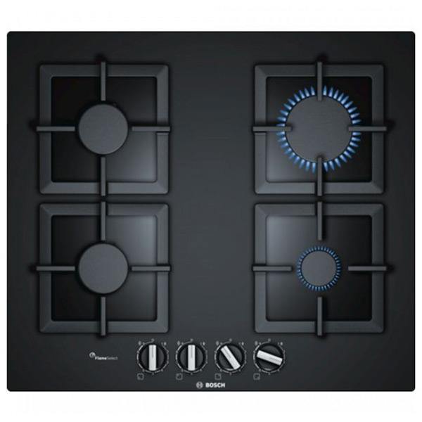 OUTLET Gas Hob BOSCH PPP6A6B20 (60 cm) Black (4 Stoves) (No packaging)