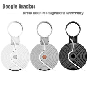 Planet Gates Outlet Wall Mount Holder for Google Home Mini (1st Gen) Google Nest Mini (2st Gen) Cord Management for Google Mini Smart Speaker