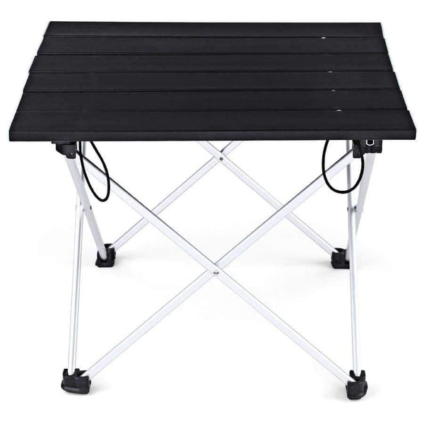 Planet Gates Outlife Portable Outdoor BBQ Camping Picnic Aluminum Alloy Folding Table Portable Lightweight Rain-Proof Mini Rectangle Table