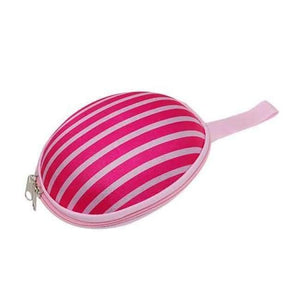 Planet Gates Oval Pink Stripe Bag Bra Drawer Organizers Underware Lingerie Protect Holder Box Portable Journey Mesh Clothing Wardrobe Storage Home Organization