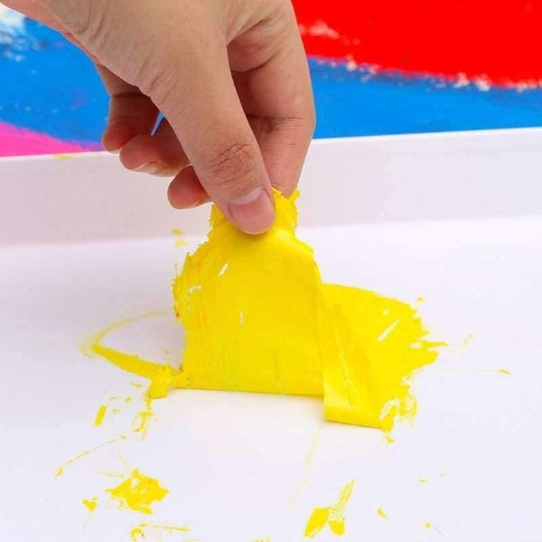 Planet Gates oval Professional No-Clean Acrylic Paint Palette  For Acrylic Painting Pigments Can Be Teared Paletas Palette Art Supplies