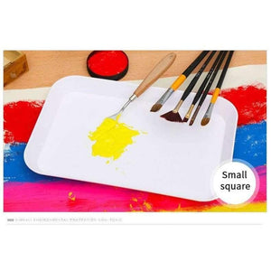 Planet Gates oval Professional No-Clean Acrylic Paint Palette  For Acrylic Painting Pigments Can Be Teared Paletas Palette Art Supplies