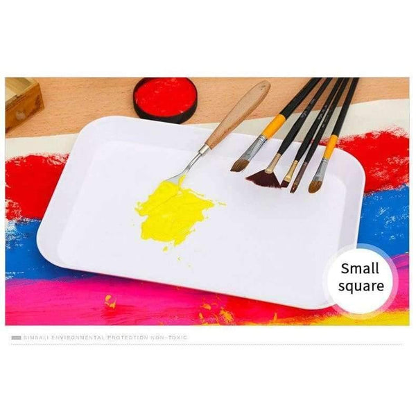 Planet Gates oval Professional No-Clean Acrylic Paint Palette  For Acrylic Painting Pigments Can Be Teared Paletas Palette Art Supplies