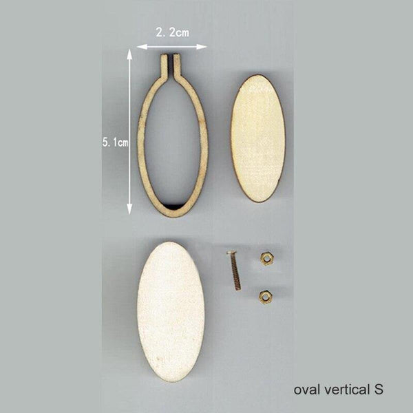 Planet Gates oval vertical S Art Works Sewing Cross Stitch Bag Clothes Earring Embroidery Frame Embroidery Hoop Ring 15 Types DIY Crafts Tool