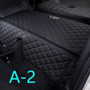 Planet Gates overall black-car Car rear tail box anti-dirty pad for smart 451 fortwo Modification accessories trunk protection mat logo decoration car styling