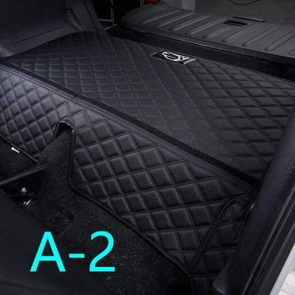 Planet Gates overall black-car Car rear tail box anti-dirty pad for smart 451 fortwo Modification accessories trunk protection mat logo decoration car styling