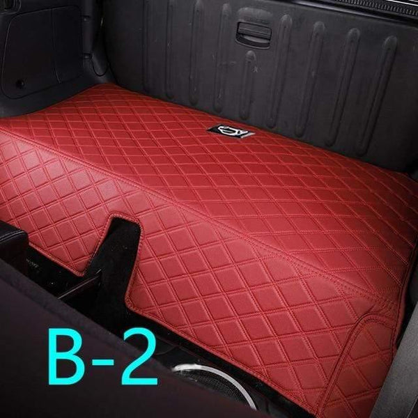 Planet Gates overall red-car Car rear tail box anti-dirty pad for smart 451 fortwo Modification accessories trunk protection mat logo decoration car styling