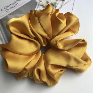 Oversized Scrunchies Big Rubber Hair Ties Elastic Hair Bands Girs Ponytail Holder Smooth Satin Scrunchie Women Hair Accessories