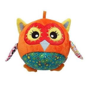 Planet Gates owl Baby Appease Toys For Car Pram Crib Ball Cartoon Animals Plush Doll Grasp Education Toys For Newborn Infant Gifts